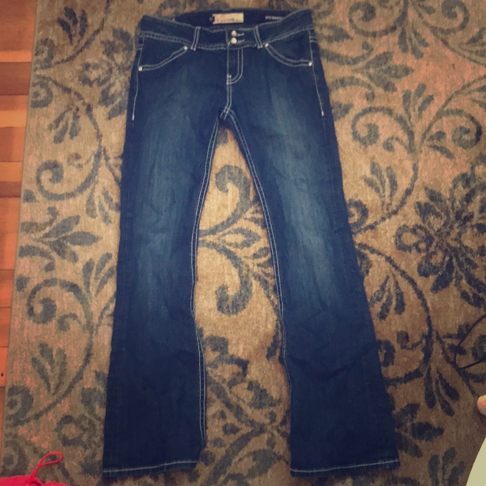 Miss Vigoss Fit/Flare Bootcut Jeans